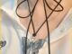 Arin สร้อยคอโชคเกอร์ จี้ผีเสื้อ Y2K แบบผูกเชือกยาว เครื่องประดับแฟชั่น