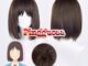 Anime Skip and Loafer Mitsumi Iwakura Cosplay Wig Girls 35cm Dark Brown Wigs Heat Resistant Synthetic Hair