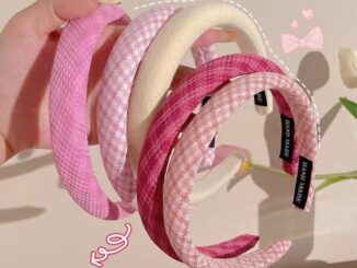 ใหม่ ที่คาดผมฟองน้ํา ลายสก๊อต เรียบง่าย อเนกประสงค์ เครื่องประดับผม สําหรับเด็กผู้หญิง