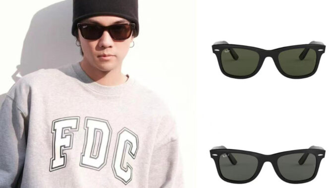 แว่นกันแดด Wayfarers แว่นกันแดดโพลาไรซ์กรอบสี่เหลี่ยม ORB2140F