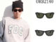 แว่นกันแดด Wayfarers แว่นกันแดดโพลาไรซ์กรอบสี่เหลี่ยม ORB2140F