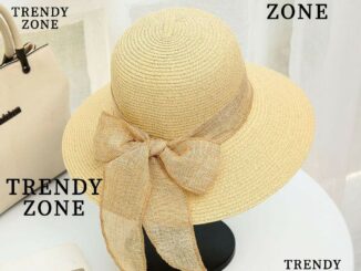 Trendyzone หมวกชาวประมง โบไท ฤดูร้อน ลําลอง ผู้หญิง หมวกกันแดด แฟชั่น พับได้ ป้องกันรังสียูวี หมวกชายหาด เดินทาง