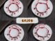 EnJoy  พร้อมส่ง (Bangle) กำไลข้อเท้าลูกปัดสีแดง ร้อยเชือกแดง ดีเทลร้อยรูปสัตว์โชคดี