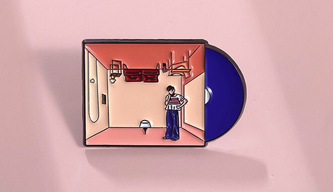 เข็มกลัด รูปอัลบั้มเพลง แบบสร้างสรรค์