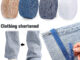 เทปกาวในตัว สําหรับขอบขากางเกง / เครื่องมือเย็บผ้า เทปแปะชายเสื้อ / สติกเกอร์ซ่อมกางเกง / รีดบนกางเกง เครื่องมือสั้น / ผ้าเย็บผ้า DIY /