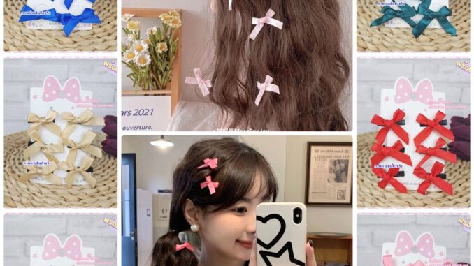 กิ๊บติดผม โบจิ๊ว ตัวกิ๊บ 3 ซ.ม. ใช้สำหรับตกแต่งผม พร้อมส่ง