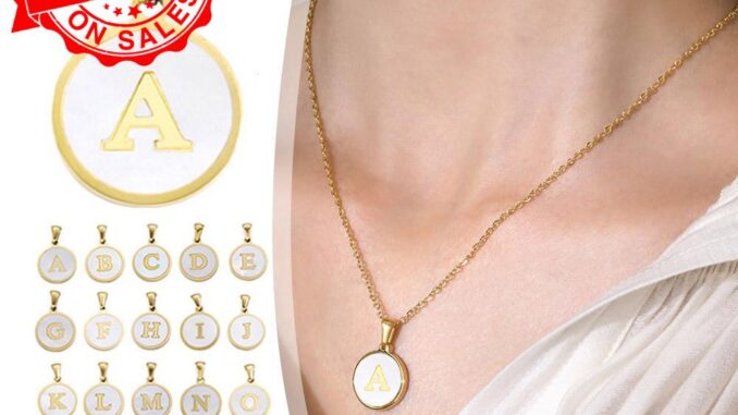 A-z สร้อยคอโซ่ จี้ตัวอักษร A-Z สีทอง สีขาว ไม่จางหาย แฟชั่น สําหรับผู้ชาย B2S4 A-z สร้อยคอโซ่ จี้ตัวอักษร A-Z สีทอง สีขาว ไม่จางหาย แฟชั่น สําหรับผู้ชาย B2S4