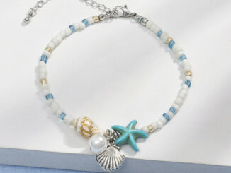 Mh สร้อยข้อมือถักแฟชั่น สไตล์โบฮีเมียน ปลาดาว เครื่องประดับมือ ฤดูร้อน
