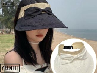 Yunhi หมวกเบสบอล ปีกใหญ่ ปรับได้ ม่านบังแดด โบเรียบง่าย ฤดูใบไม้ผลิ ฤดูร้อน ป้องกันรังสียูวี หมวกบังแดด