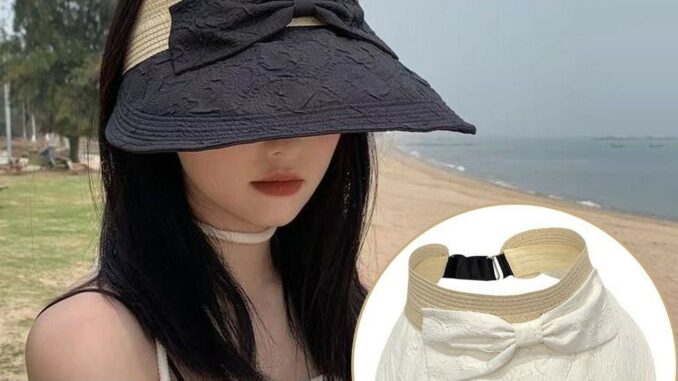 Yunhi หมวกเบสบอล ปีกใหญ่ ปรับได้ ม่านบังแดด โบเรียบง่าย ฤดูใบไม้ผลิ ฤดูร้อน ป้องกันรังสียูวี หมวกบังแดด