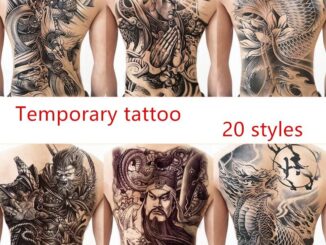 สติกเกอร์แทททู ติดร่างกายชั่วคราว กันน้ำ ขนาดใหญ่