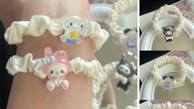 ยางรัดผมซานริโอ้ลายการ์ตูนน่ารักหวานความยืดหยุ่นสูงเกาหลีแฟชั่นหางม้าเครื่องประดับผมสวยงามนักเรียนเด็กผู้หญิงcobrandier ยางรัดผมซานริโอ้ลายการ์ตูนน่ารักหวานความยืดหยุ่นสูงเกาหลีแฟชั่นหางม้าเครื่องประดับผมสวยงามนักเรียนเด็กผู้หญิงcobrandier