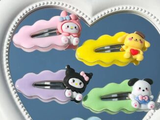 COD เมฆน่ารัก Sanrio Hair Clip Kuromi Hair Clip สาวหวาน Cartoon Hair Clip เด็กอุปกรณ์เสริมผม-det