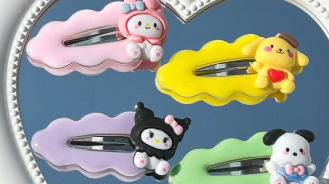 COD เมฆน่ารัก Sanrio Hair Clip Kuromi Hair Clip สาวหวาน Cartoon Hair Clip เด็กอุปกรณ์เสริมผม-det COD เมฆน่ารัก Sanrio Hair Clip Kuromi Hair Clip สาวหวาน Cartoon Hair Clip เด็กอุปกรณ์เสริมผม-det
