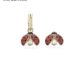 Swarovski Idyllia ต่างหูรูปเต่าทอง แฟชั่นฤดูใบไม้ร่วง ฤดูหนาว