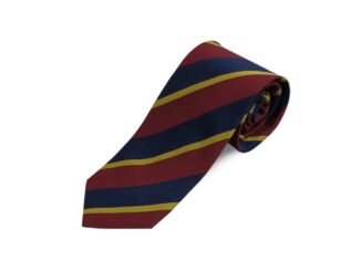 DAPPER เนคไท 7.5 cm Striped Jacquard Tie สีแดง/กรมท่า (TIR1/791RJ)