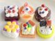 10 ชิ้น / เซต ดอกไม้ ครีม สองชั้น เค้ก เรซิน หลังแบน DIY ที่คาดผม อุปกรณ์เสริม เคสโทรศัพท์ จี้ตกแต่ง