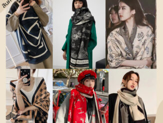 ผ้าคลุมไหล่ ผ้าแคชเมียร์ cashmere แบบหนา ผ้าพันคอ ขนาด 180 cm