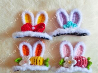 (พร้อมส่งในไทย)กิ๊บถักหูกระต่าย/กิ๊บ3มิติ/งานแฮนด์เมด