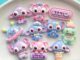 [4 #] จี้เรซิ่น รูปการ์ตูน Didi สีชมพู แฮนด์เมด diy อุปกรณ์เสริม สําหรับทําเครื่องประดับผม เคสโทรศัพท์ รองเท้า