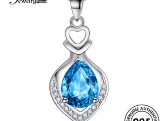 Jewelrypalace สร้อยคอเงิน 925 จี้รูปไพลิน เครื่องประดับสตรี N124