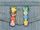 เข็มกลัด รูปการ์ตูน Poke mon Jenga Pikachu Squirtle น่ารัก สร้างสรรค์ เครื่องประดับ ของขวัญ