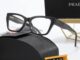 Prada ใหม่ แว่นตากันแดดแฟชั่น หรูหรา คุณภาพสูง ป้องกันรังสียูวี UV400