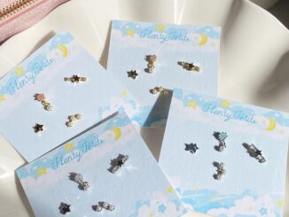 Shiny Star Set ต่างหูจิ๋วรูปดวงดาวแบบเซท 4 ชิ้น