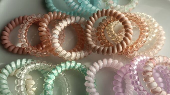 ยางมัดผม ชุดเซ็ต 4 เส้น สีสวยหวาน คลุมโทน