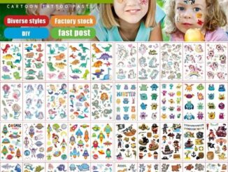Sale พร้อมส่ง ราคาต่อ  1 เซต   Dinosaur Tattoo Animal Vehical ไดโนเสาร์ สัตว์ รถ พาหนะ แทททู