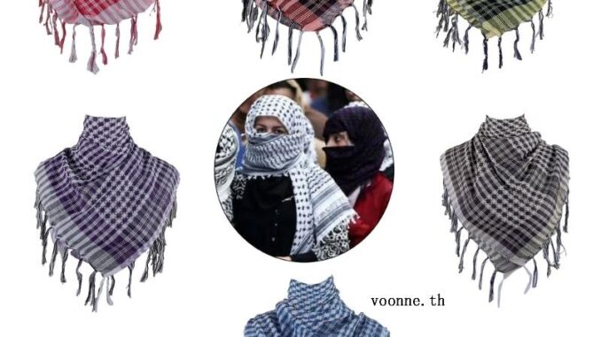 Voonne Arab Keffiyeh Shemagh ผ้าพันคอ ผ้าคลุมไหล่ ทรงสี่เหลี่ยม Voonne Arab Keffiyeh Shemagh ผ้าพันคอ ผ้าคลุมไหล่ ทรงสี่เหลี่ยม