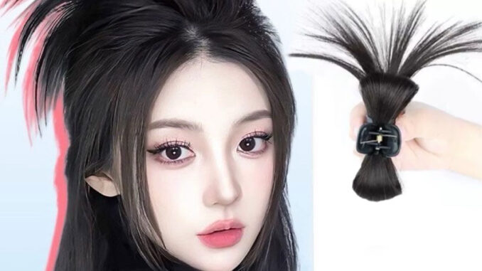 พร้อมส่ง! กิ๊บหนีบปลอม แฮร์พีช กิ๊บหนีบผมครึ่งหัว เสกผมสวย ผมดูหนา ดูมีวอลลุ่ม
