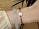 เครื่องประดับ สร้อยข้อมือ เชือกสาน โลหะผสม รูปดอกบัว แฟชั่นสําหรับผู้หญิง