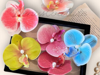 [พร้อมส่งทันที] กิ๊ฟดอกไม้ **ดอกฟาแลน** ดอกไม้ติดผม สงกรานต์ ลอยกระทง