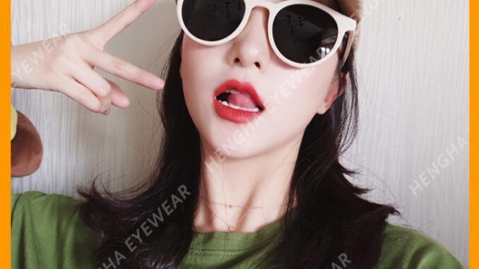 [HENGHA] แว่นกันแดด แฟชั่นเรโทร สไตล์ออลจังเกาหลี สำหรับผู้หญิง