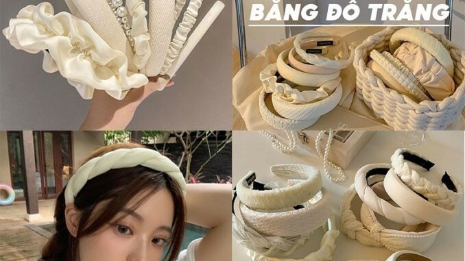 ที่คาดผมฟองน้ํา สีขาว แบบเรียบง่าย หรูหรา สไตล์เกาหลี