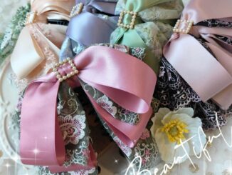 A Dreamกิ๊บกล้วยลูกไม้โบว์หน้า สีสดใสลูกไม้นุ่มสวยหวาน ไซร์M 10เซ็น(พร้อมส่ง❤️)