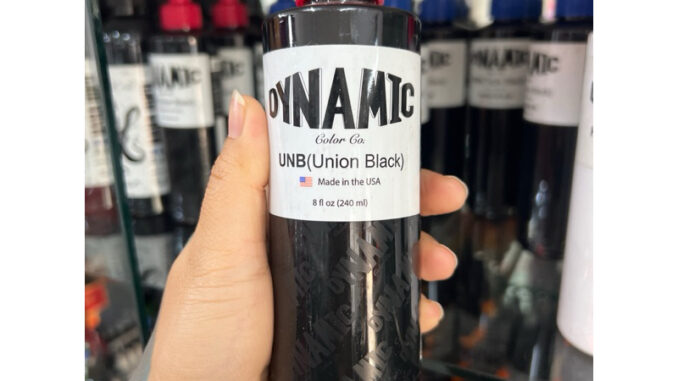หมึกสักสีดำ ไดนามิคยูเนี่ยนแบล็ค Dynamic UNB Black