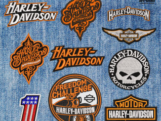 อาร์มปัก ฮาร์เลย์ เดวิดสัน Harley Davidson วัสดุตกแต่งผ้า อาร์มติดเสื้อ ตัวรีดติดเสื้อ อาร์มตีนตุ๊กแก ปักแน่น เน้นคุณภาพ