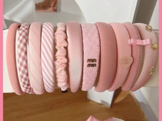 ใหม่ ที่คาดผม แบบกว้าง สีชมพู สไตล์บาร์บี้ สาวหวาน เครื่องประดับผม แฟชั่นหรูหรา