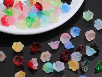 [12X7 มม.] ลิลลี่ออฟเดอะวัลเลย์ ไล่โทนสีใส 10 ลิลลี่ออฟเดอะแวลเลย์ แฮนด์เมด DIY