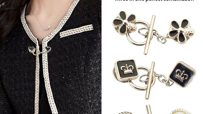 [simplehomeline] ใหม่ เข็มกลัดโซ่ รูปดอกไม้ ประดับไข่มุก สไตล์ฝรั่งเศส กันแสงไฟ ลอกออกได้ สําหรับติดคอเสื้อโค้ท