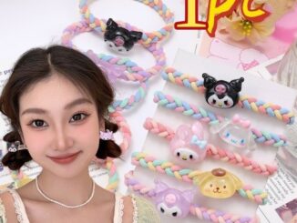 1 ชิ้น การ์ตูน หวาน ที่มีสีสัน สัตว์ เชือกผม สาว น่ารัก ตลก สีเหลือง ลูกสุนัข Scrunchies ที่เรียบง่าย สไตล์เกาหลี เชือกผม เครื่องประดับผม
