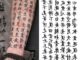 สติกเกอร์รอยสักชั่วคราว กันน้ํา ทนทาน สไตล์จีน 1 แผ่น
