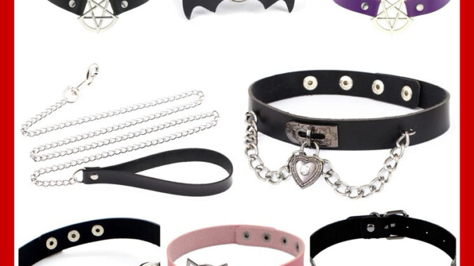 พร้อมส่ง  โชกเกอร์ แนวโกธิค จิไรเคย์ ร็อค พังก์ ส่งไว