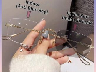 2 in 1 แว่นตากันแดด กรอบโลหะ ป้องกันรังสียูวี ไร้กรอบ ป้องกันแสงสีฟ้า สําหรับผู้หญิง และผู้ชาย