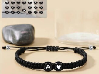 26 ตัวอักษร เริ่มต้น หัวใจ เสน่ห์ สร้อยข้อมือ แฮนด์เมด ปรับได้ A-Z ชื่อถัก สร้อยข้อมือ สําหรับผู้หญิง ผู้ชาย มิตรภาพ เครื่องประดับ ของขวัญ