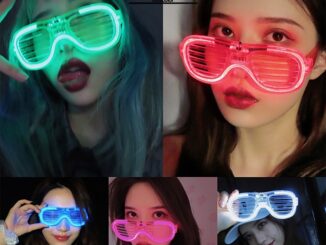 แว่นตาปาร์ตี้ ไฟกระพริบ มีให้เลือกหลายสี คริสต์มาส งานวันเกิด LED glasses
