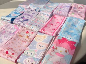 Ulo Sanrio ที่คาดผม ผ้าพันคอ ลายการ์ตูน Hello Kitty Cinnamoroll Kuromi น่ารัก สไตล์เกาหลี สร้างสรรค์ เหมาะกับฤดูร้อน สําหรับผู้หญิง TH