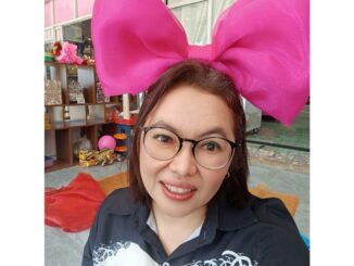 คาดผมโบว์ โบว์ใหญ่ ที่คาดผมโบว์ยักษ์ ผ้าแก้ว 2 ชั้น(อย่างดี)
